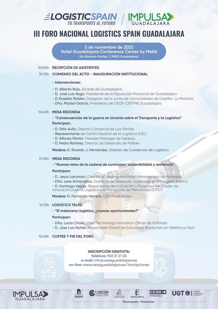 Sostenibilidad, innovación y crisis internacional, en el foco del Sostenibilidad, innovación y crisis internacional, en el foco del III Foro ‘Logistics Spain’ Guadalajarara