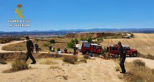 El amplio despliegue coordinado por la Guardia Civil en Burujón no pudo tener el final deseado 