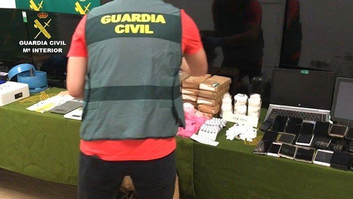 Veinte detenidos en Guadalajara y otras provincias en una operación contra una red que vendía una peligrosa droga