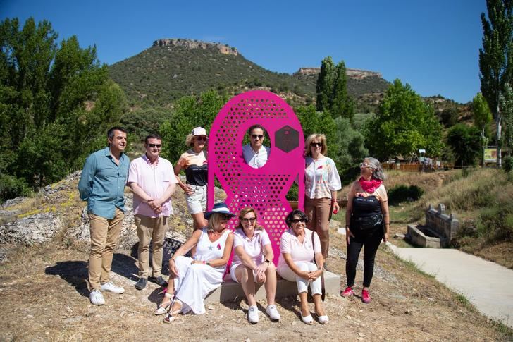 "Lazo rosa, Tetas de Viana por la Vida": la última foto antes de llegar a la cima 