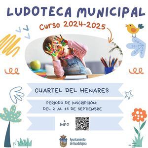 Este lunes se abre el plazo de inscripción en la ludoteca municipal Baluba del Centro de Familia Cuartel del Henares