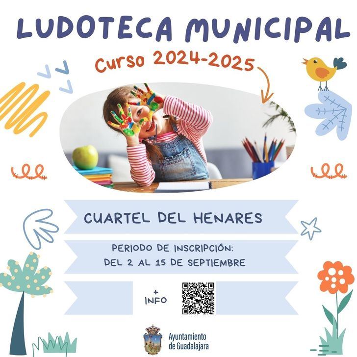 Este lunes se abre el plazo de inscripción en la ludoteca municipal Baluba del Centro de Familia Cuartel del Henares