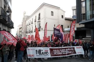 Guadalajara celebra el 1º de Mayo reclamando la reducción de jornada y el aumento salarial