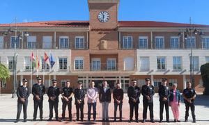 Toma de posesión definitiva de los nuevos policías locales de Cabanillas del Campo