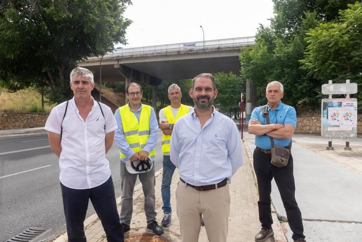 La renovación del puente de la calle Méjico dará solución a las filtraciones y desprendimientos de esta estructura vial