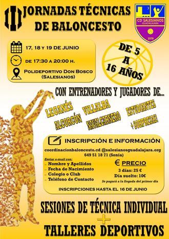 El CD Salesianos organiza en Guadalajara sus III Jornadas Técnicas de Baloncesto