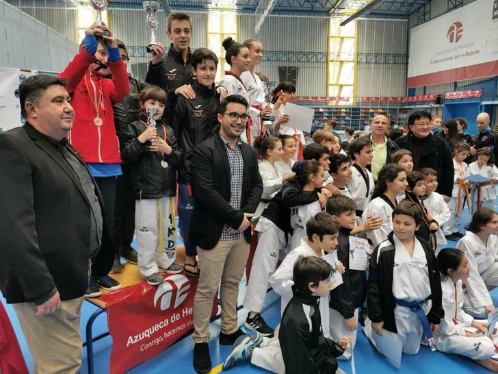 El Ciudad de Azuqueca acogió el Campeonato Infantil de Taekwondo de Castilla-La Mancha