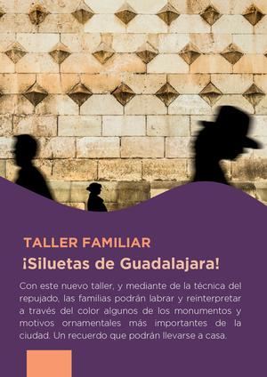 Nuevas actividades familiares desde la concejalía de Turismo de Guadalajara con un taller de siluetas