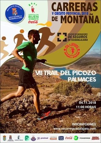 El domingo 4 de noviembre, VII Trail del Picozo de Pálmaces, última prueba del Circuito de Diputación de Guadalajara