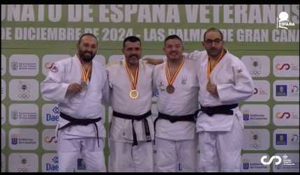 El yunquerano Adrián Albarrán se alza con la medalla de broce en el Campeonato de España de Judo de Veteranos 