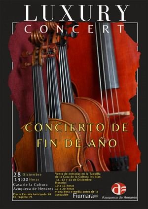 Concierto benéfico y "Luxury Concert" en la Casa de la Cultura este fin de semana