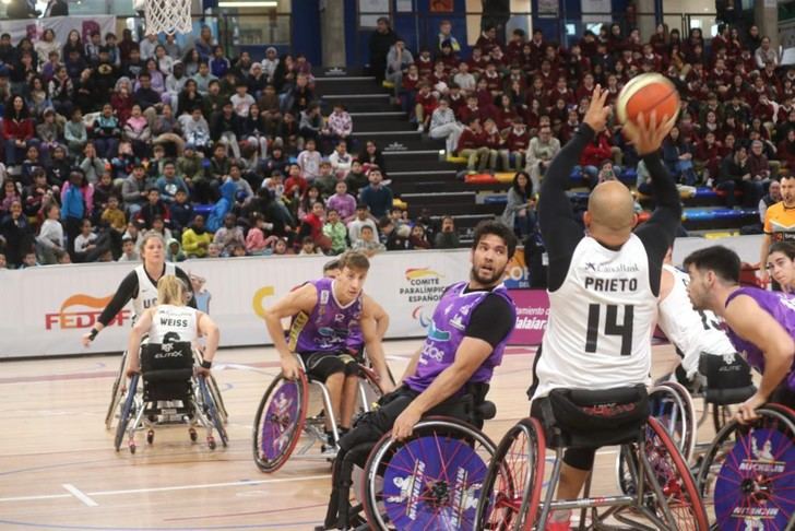 Inicia la Copa del Rey de baloncesto en silla de ruedas con el apoyo de 800 escolares en Guadalajara