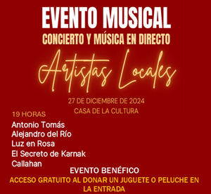 Artistas locales ofrecen este viernes un concierto ben&#233;fico en la Casa de la Cultura de Azuqueca