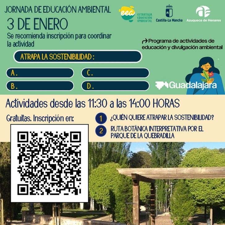 Ruta botánica y juegos ambientales en Azuqueca este viernes