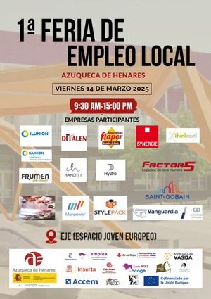 Feria de Empleo en Azuqueca ofrecerá más de 70 vacantes este viernes