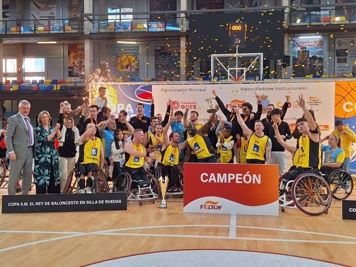 Ilunion se corona campeón de la Copa del Rey de baloncesto en silla de ruedas en Guadalajara