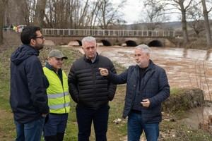 José Luis Vega apoya a alcaldes de Guadalajara tras crecidas de ríos