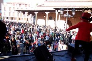 Los niños de Guadalajara celebran el fin de año con gominolas y campanadas anticipadas