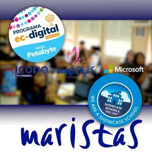 Representantes de MIcrosoft Espa&#241;a e icono se interesan por conocer el proyecto digital del colegio Marista de Guadalajara 