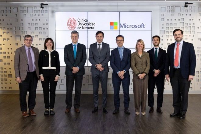 La Clínica Universidad de Navarra y Microsoft colaborarán en innovación sanitaria con IA