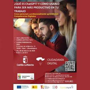 Curso gratuito sobre ChatGPT en Quer este miércoles y jueves