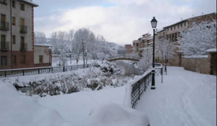 Molina de Aragón registra -8,4 grados y Sigüenza -8,3 grados durante la mañana de este domingo