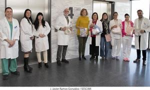 Proyecto Yunquera hace entrega de bolsas portadrenajes y almohadas de corazón en Guadalajara para afectados de cáncer