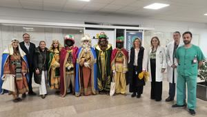 Los Reyes Magos y sus pajes reales han pasado por el Hospital de Guadalajara