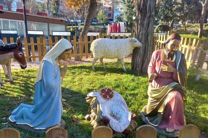 Roban el Niño Jesús del nacimiento instalado por el Ayuntamiento en el Parque de la Concordia