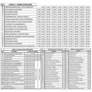 Servicios m&#237;nimos para la HUELGA de AUTOBUSES en Cabanillas durante el 28 y 29 de noviembre 