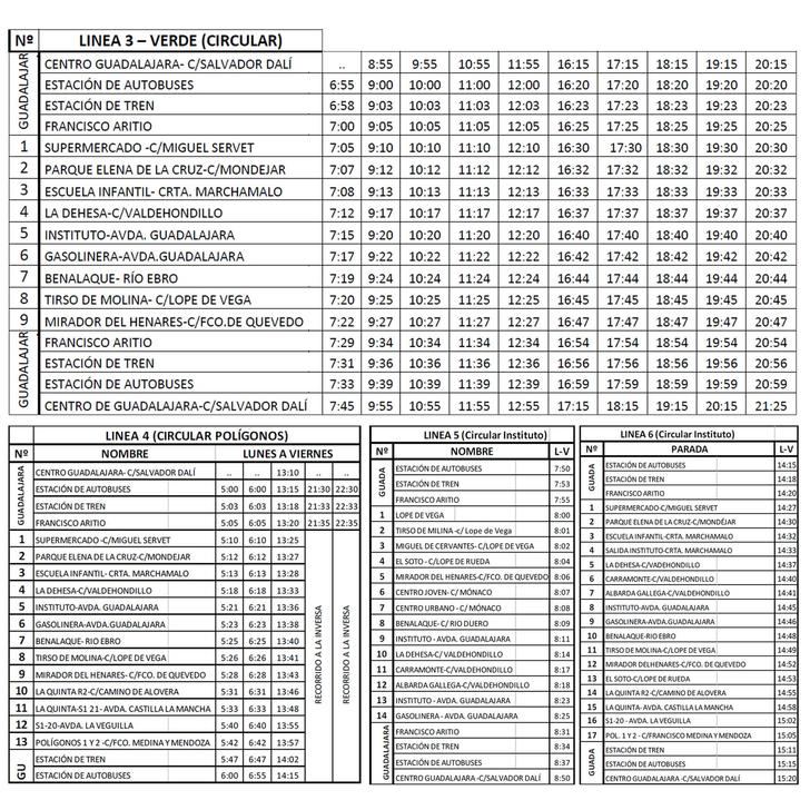 Servicios mínimos para la HUELGA de AUTOBUSES en Cabanillas durante el 28 y 29 de noviembre 