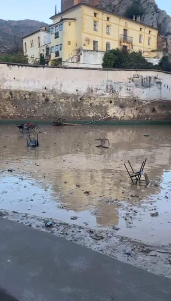 El municipio de Villel de Mesa, de nuevo inundado tres meses después de la dana