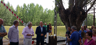 El subdelegado del Gobierno asiste a la inauguración de dos nuevos tramos del Museo del Ferrocarril en Baides