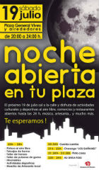 El 19 de julio, Azuqueca celebrará la "'Noche abierta en tu plaza"