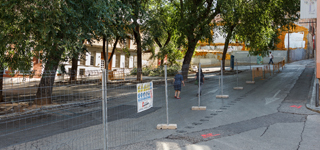 Comienzan las obras de la plaza de Dávalos, que cambiará su cara para siempre