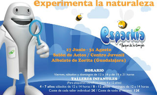 En Albalate se enseña este verano a “experimentar la naturaleza” con Esparkia