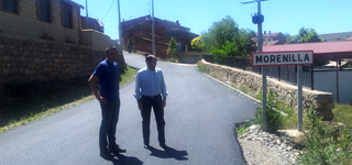 Finalizan las obras de acondicionamiento de la carretera GU-966 a su paso por Morenilla